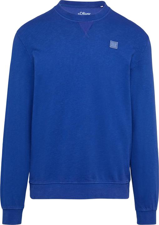 Image du produit s.Oliver Sweatshirt mit Garment Dye und Logo-Detail (S)