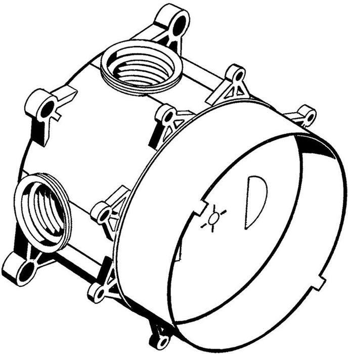 Produktbild hansgrohe Grundkörper iBox universal