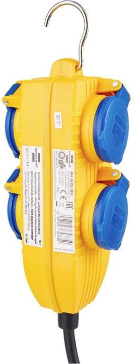 Actual product image Brennenstuhl Construction site cable IP54 with power block 5m black H07RN-F3G1.5 (5 m)