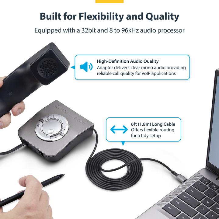 Produktbild StarTech USB-C to RJ9 Adapter (USB-C)
