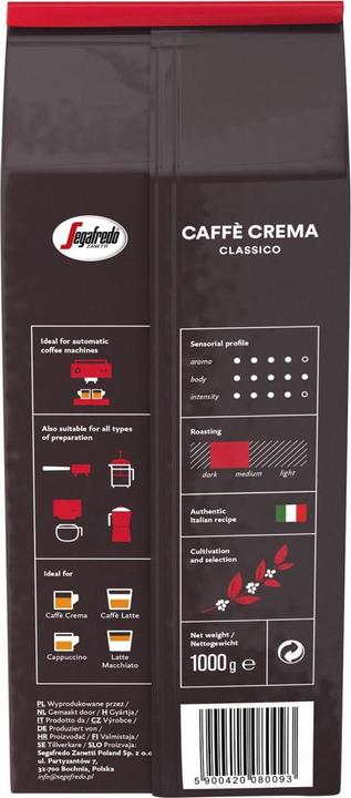 Produktbild Segafredo Caffe Crema Classico (1000 g)