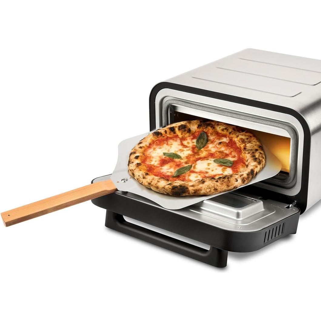 G3 Ferrari G3Ferrari G 1020400 PIZZA PRO 2 MINUTI, Waffeleisen, Silber, Schwarz
