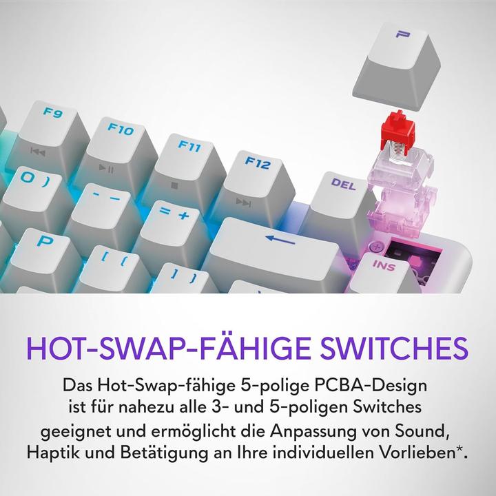 Actual product image Dell Alienware Pro Wireless Gaming Keyboard (USA, Cable, Wireless)