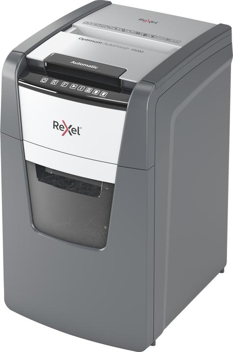 Immagine prodotto Rexel Distruggitrice Optimum AutoFeed+ 150M Micro cut 2 x 15 mm 44 l Numero di fogli (max.): 150 Sicura (Microtaglio)