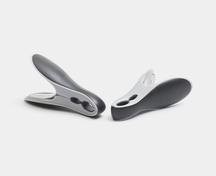 Actual product image Brabantia Clothespins Smart Black/Grey, 8 pieces