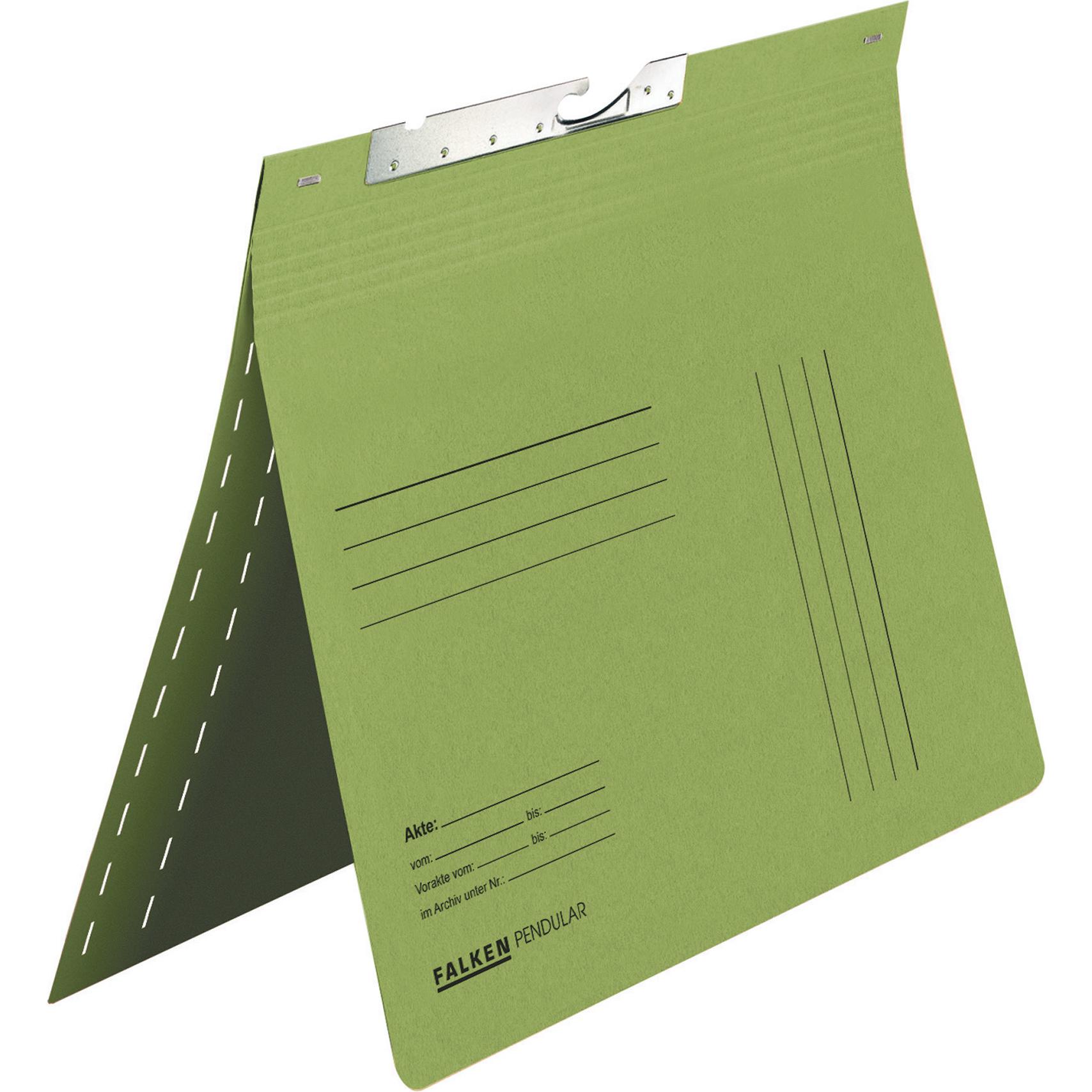 Falken, Mappe, Pendelhefter Verwendung für Papierformat: DIN A4 Grammatur: 320 g/m² (A4, 25 x)