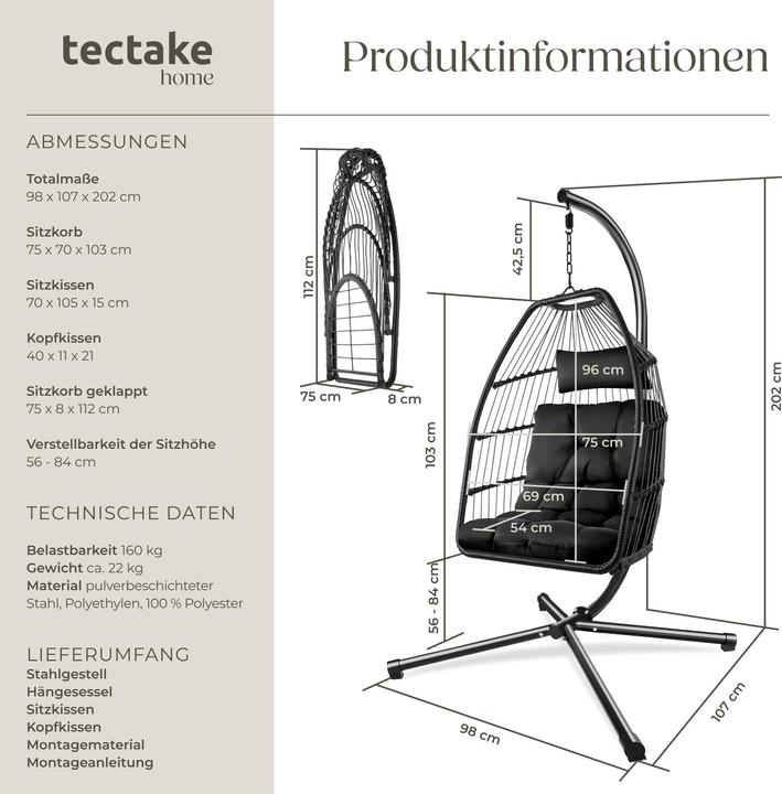 Produktbild tectake Ariane (160 kg)