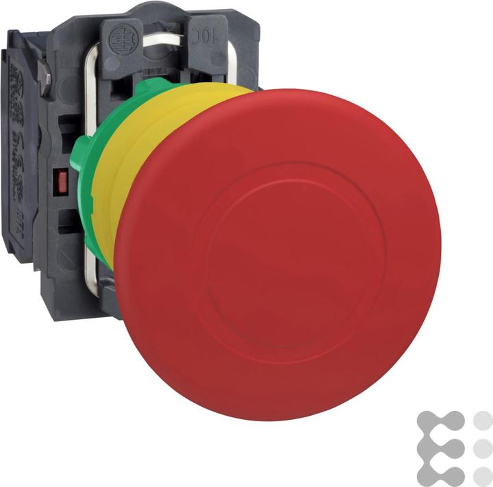 Produktbild Schneider Electric Emergency Stop Twist release Red 2NC