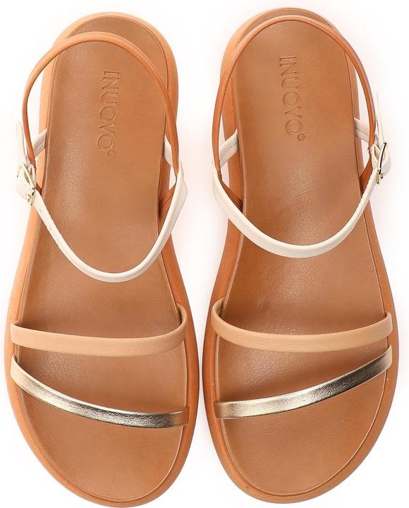 Actual product image Inuovo This comfortable and fashionable platform sandal by is a trendy eye-catcher. The model from (40)
