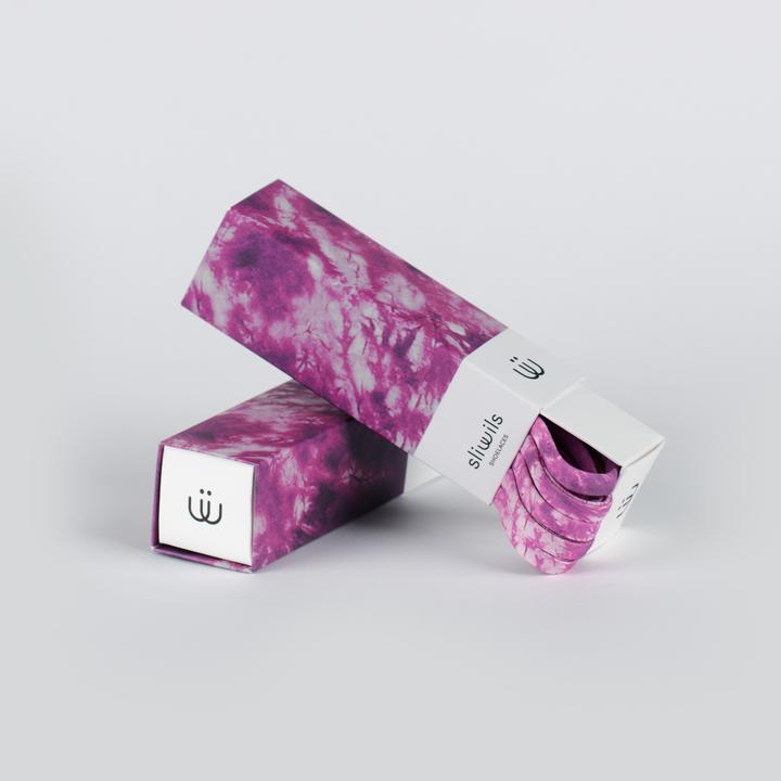 Immagine prodotto Sliwils Schuhbändel TIE-DYE PURPLE