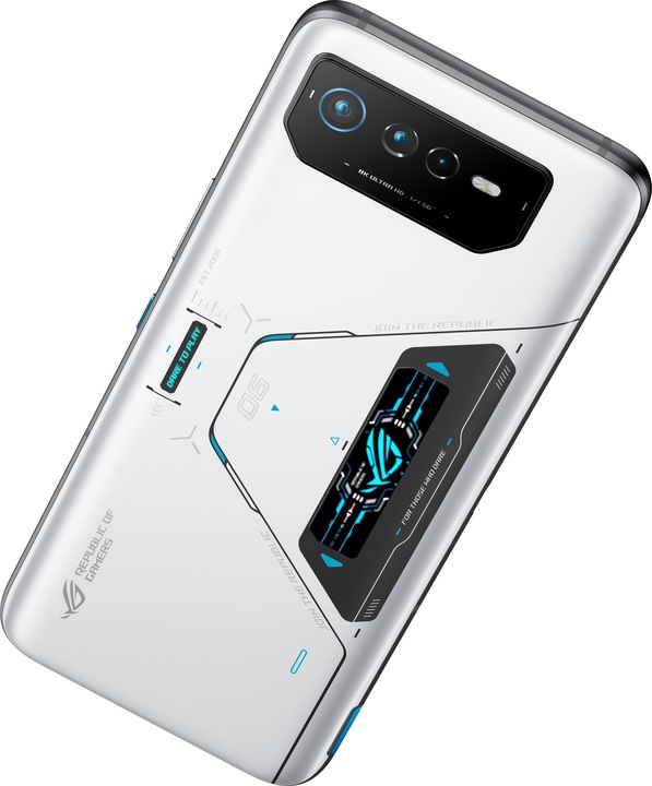 Image du produit ASUS ROG Phone 6 Pro (512 Go, Storm White, 6.78", Double SIM, 50 Mpx, 5G)