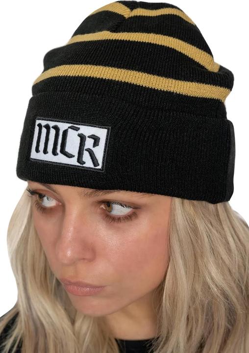 Actual product image Gildan Stripe Logo Beanie (One size)