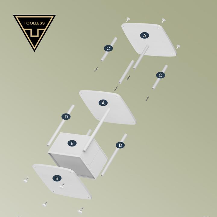 Immagine prodotto Jamb Beistelltisch (30 x 34 x 58 cm)