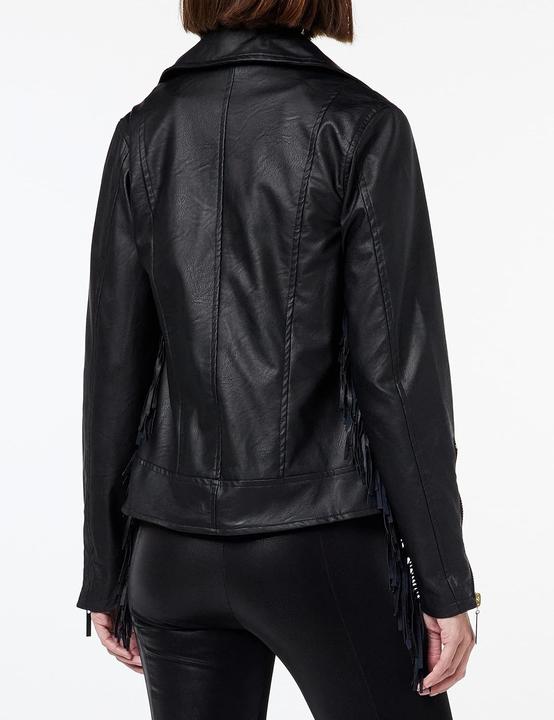 Actual product image Kendall + Kylie Leather Fringe Jacket (L)