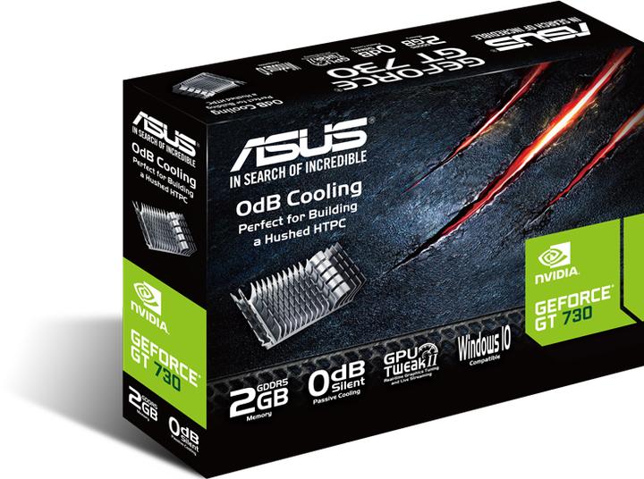 Produktbild ASUS GeForce GT 730 Silent (2 GB, GDDR5)