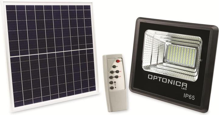 Produktbild Optonica OPT FL5462 - LED-Solarleuchte, Strahler, 20 W, 1200 lm, 6000K (1800 lm, IP65)