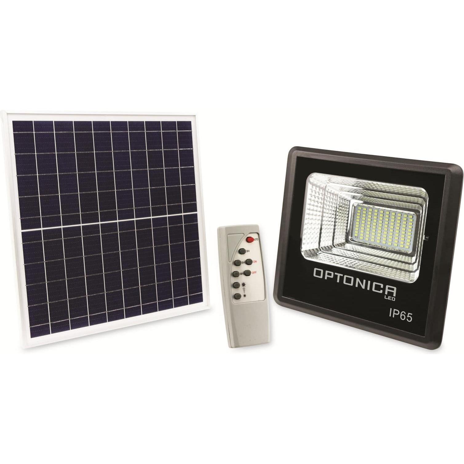 Thumbnail - Optonica, Fassadenbeleuchtung, OPT FL5462 - LED-Solarleuchte, Strahler, 20 W, 1200 lm, 6000K (1800 lm, IP65)