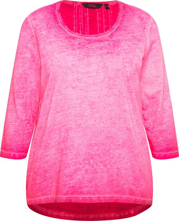 Produktbild Ulla Popken Shirt, Zierfalten, A-Linie, Rundhals, 3/4-Arm (56)