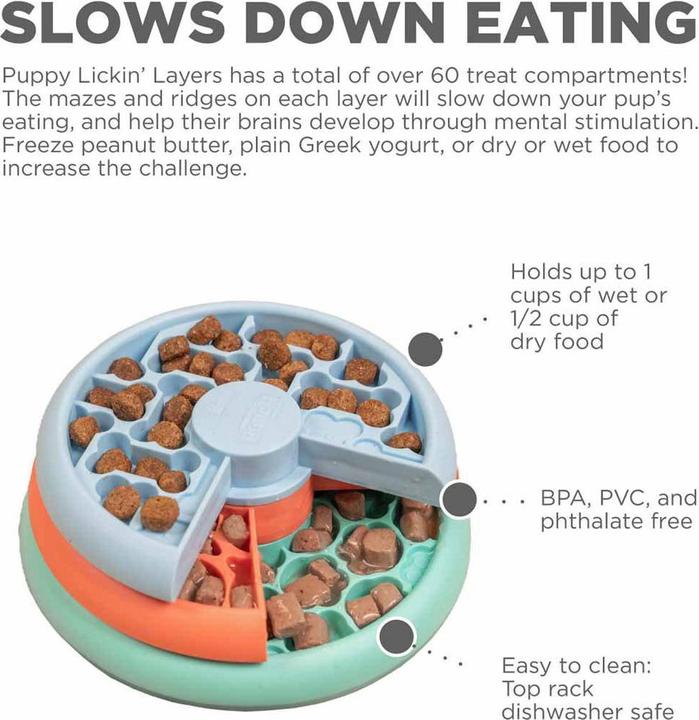 Actual product image Outward Hound Puppy Lickin Layer - (645.5582) (Intelligence toy dog)