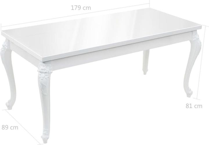 High-gloss white