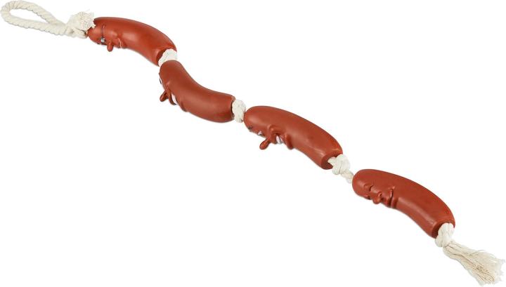 Produktbild Relaxdays Hundespielzeug Wurst (Zerrspielzeug Hund)