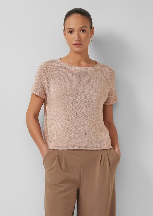 Produktbild s.Oliver Strickpullover Ärmelloser Strickpullover im Relaxed Fit mit U-Boot-Ausschnitt (S)