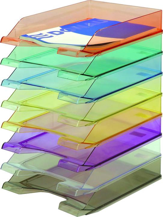 Actual product image Donau Desk letter tray, polystyrene, a4, standard, orange (A4)