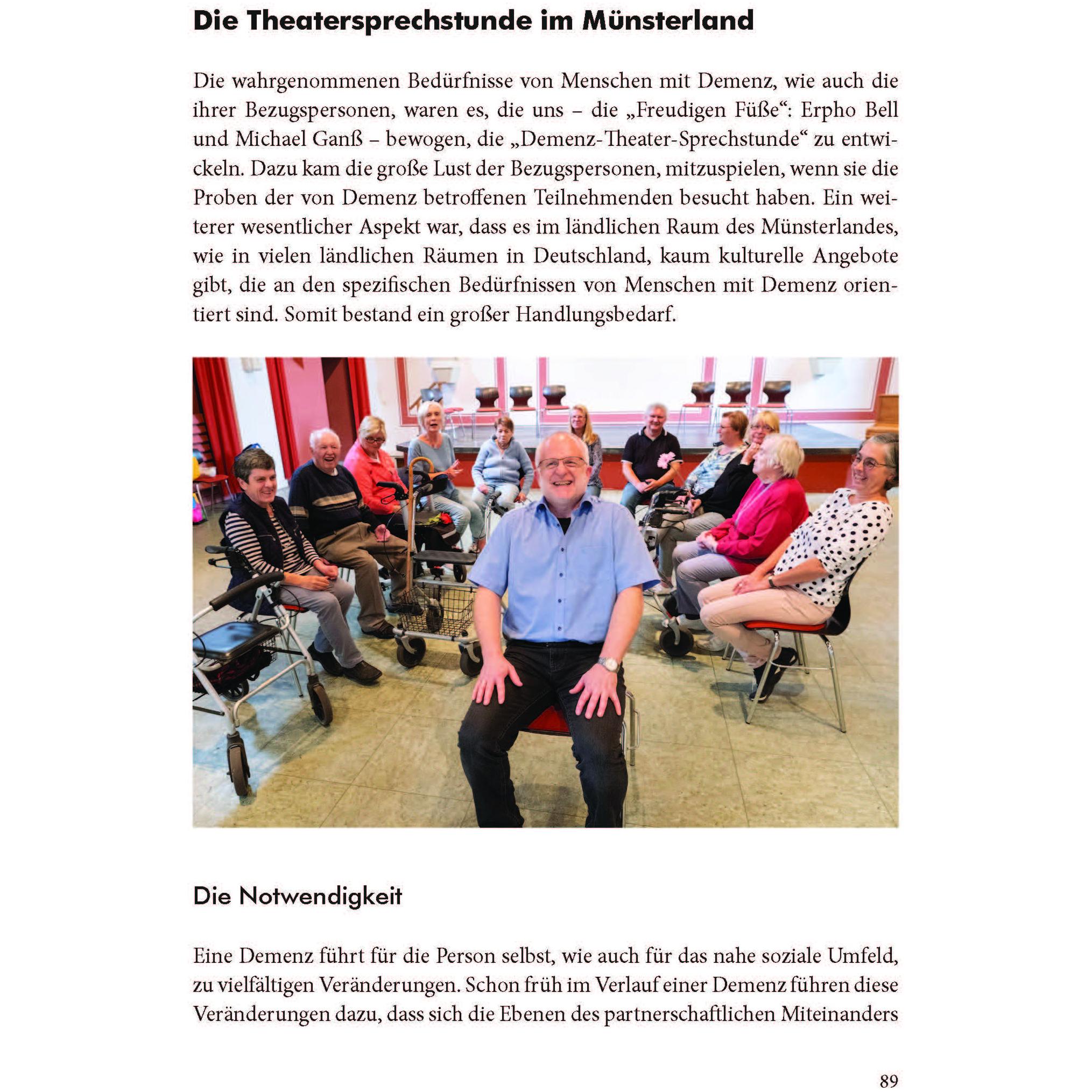 Thumbnail - Theatertechniken für Menschen mit Demenz, Fachbücher von Erpho Bell, Michael Ganss
