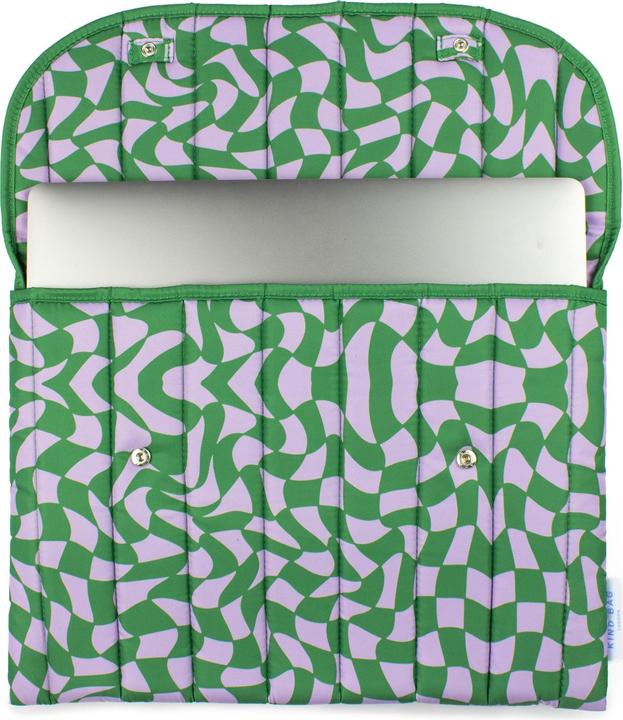 Actual product image Kind Bag Laptop Sleeve 16" Wavy Check