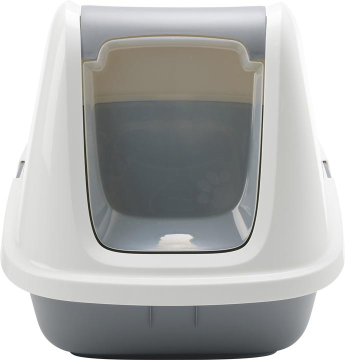 Image du produit Savic Toilette chat Nestor Giant gris/blanc (Bac à litière fermé)