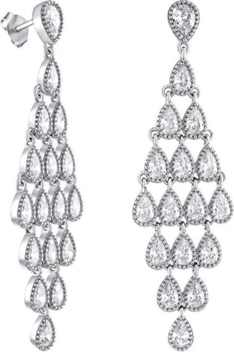 Produktbild Silvego Glittering silver earrings MWE13983A