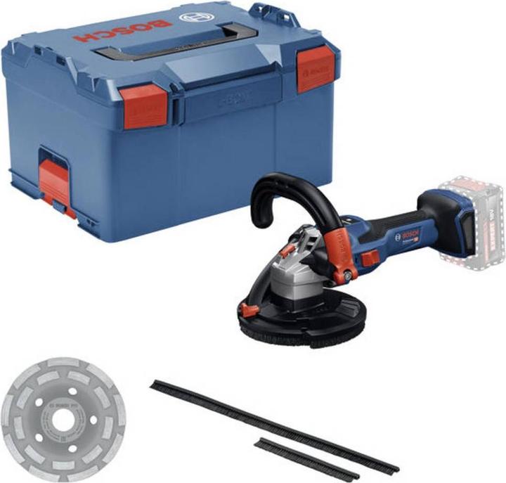 Bosch Professional Bosch Blau 0601776201 GBR 18V-15 S 18V Accu Betonslijpmachine xcl. accu en lader in L-BOXX (Concrete grinder)