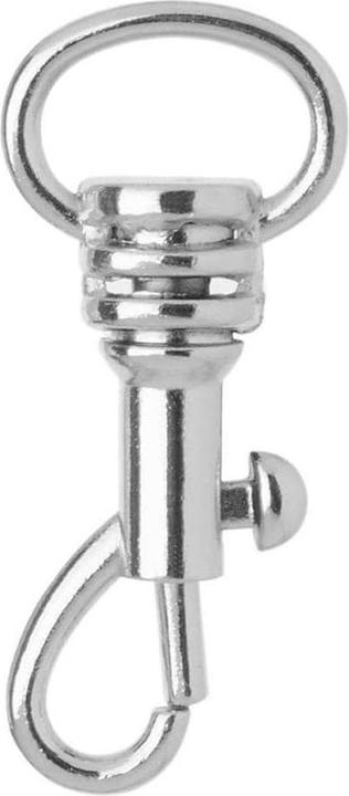 Immagine prodotto Glorex Ciondolo con moschettone, Ø 34 mm, 3 pezzi, argento