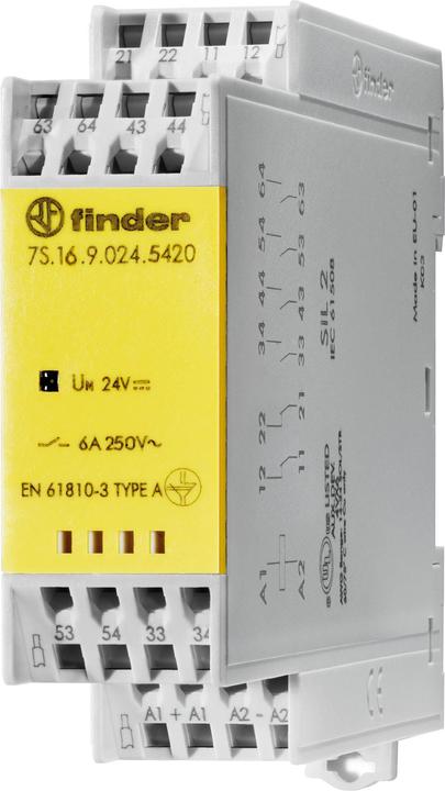 Immagine prodotto Finder Modulo relè con contatti a guida forzata, Serie 7S