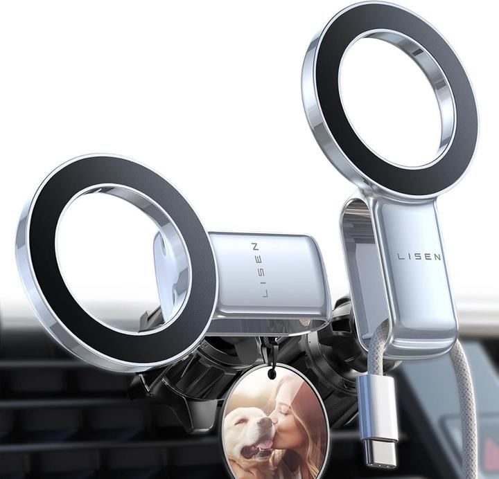 Actual product image Lisen Magnetic Car Holder Universal, Black