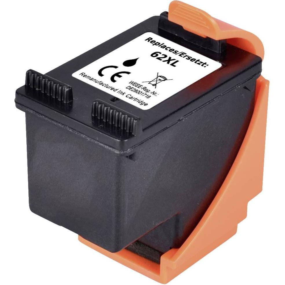Renkforce, Cartucce, L'inchiostro sostituisce HP 62 XL (C2P05AE) Nero compatibile RF-I-HP62XLBK RF- (FC)