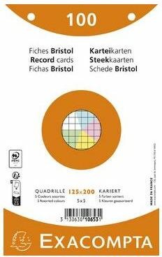 Produktbild Exacompta Karteikarten (170 x 220 mm, 205 g/m², 50 x)