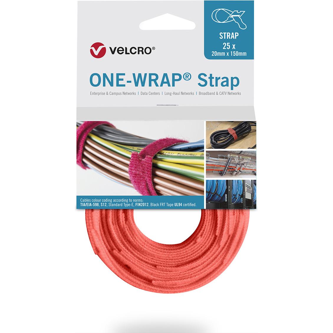 Velcro brand, Kabelbinder, Professional Markenkabelbinder (Kunststoffkabelbinder, 300 mm, 25 Stk.)