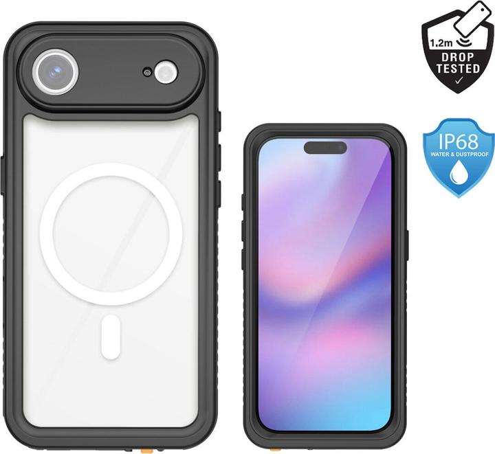 Image du produit 4smarts Hülle, Housse, Apple, iPhone 17 Air, 16,8 cm (6.6"), Noir, Transparent (Apple iPhone 17)