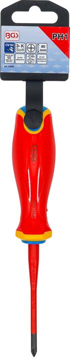 Image du produit BGS Tournevis VDE | pointe extra fine | cruciforme PH1