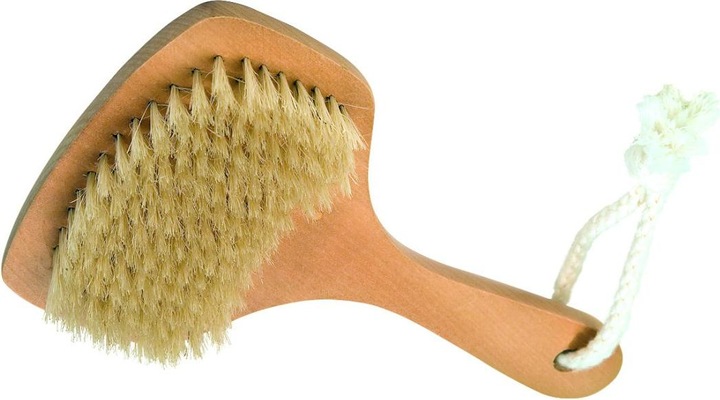 Actual product image Body Vital Bath brush square with boar bristles