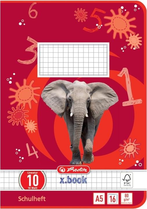 Actual product image Herlitz X.book (A5, Checked)