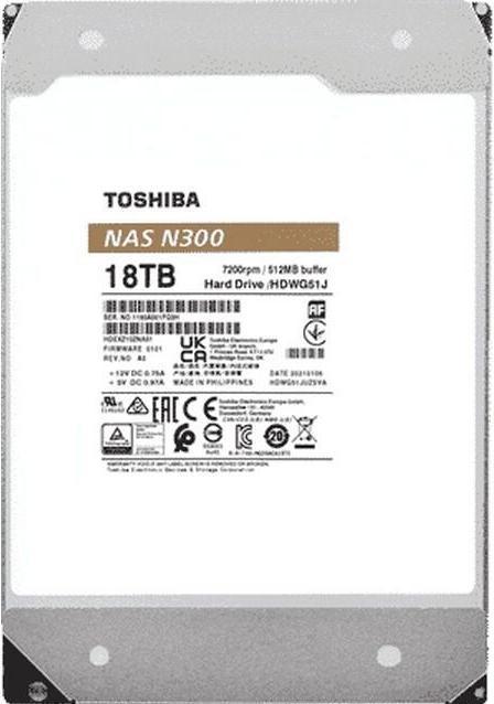 Actual product image Toshiba N300 (18 TB, 3.5")