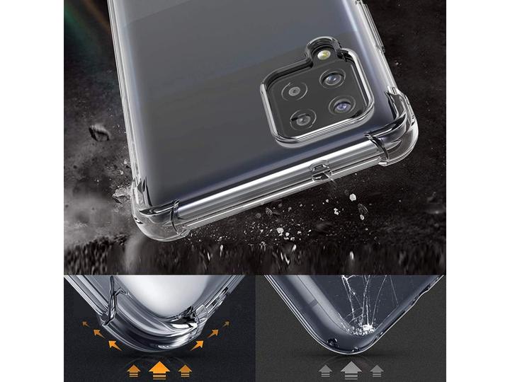 Immagine prodotto Screenguard Samsung Galaxy A42 5G Custodia Crystal Soft Airbag Bumper (Samsung Galaxy A42 5G)