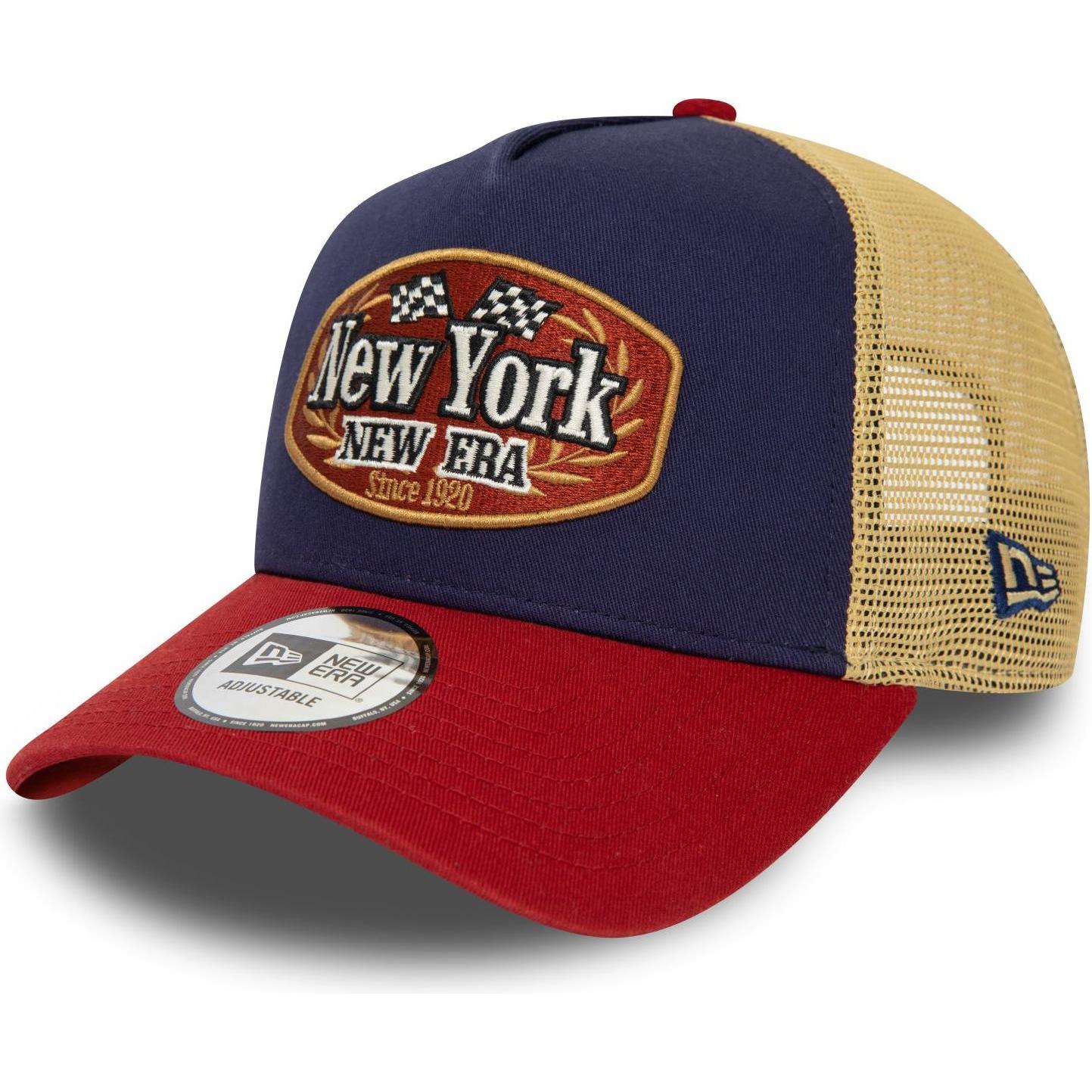 New Era, Herren, Cap, Eframe Trucker Motorsport Racing, Blau, (One Size)