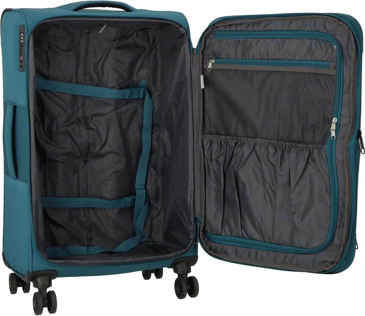 Immagine prodotto D&N Travel Line 9504 Carrello a 4 ruote M 67 cm con piega a espansione (67 l)