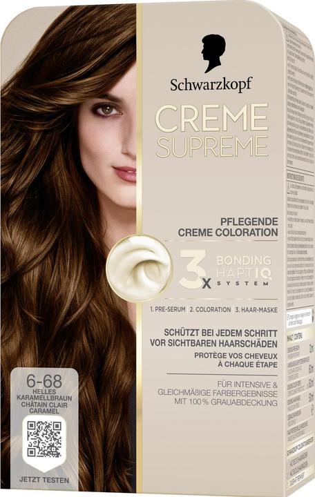 Produktbild Schwarzkopf Creme Supreme Creme Supreme (6-68 Helles Karamellbraun)