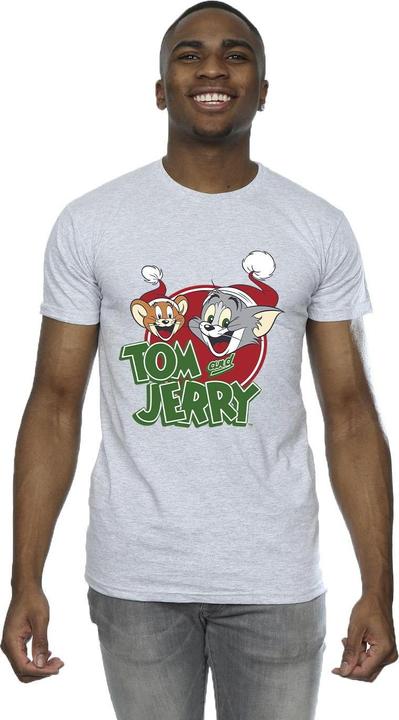 Produktbild Tom & Jerry Christmas Hat Logo TShirt (5XL)