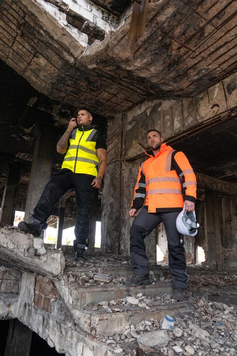 Produktbild Korntex Hi-Vis Softshell Regenjacke (L)