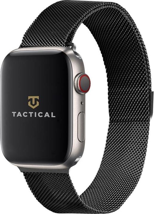NoName Tactical 333 Loop MagnetickÃ½ KovovÃ½ Å˜emÃnek pro Apple Watch 1/2/3/4/5/6/SE 38/40mm Black (Stainless steel)